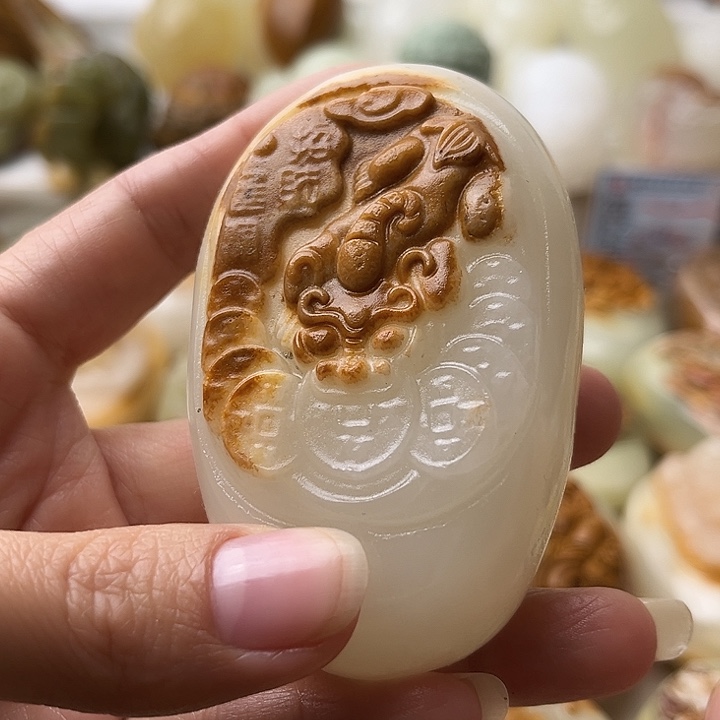 石材古青石不退换貔貅微瑕