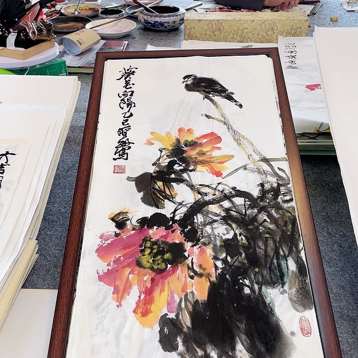 国画张圣敏先生纯手绘作品