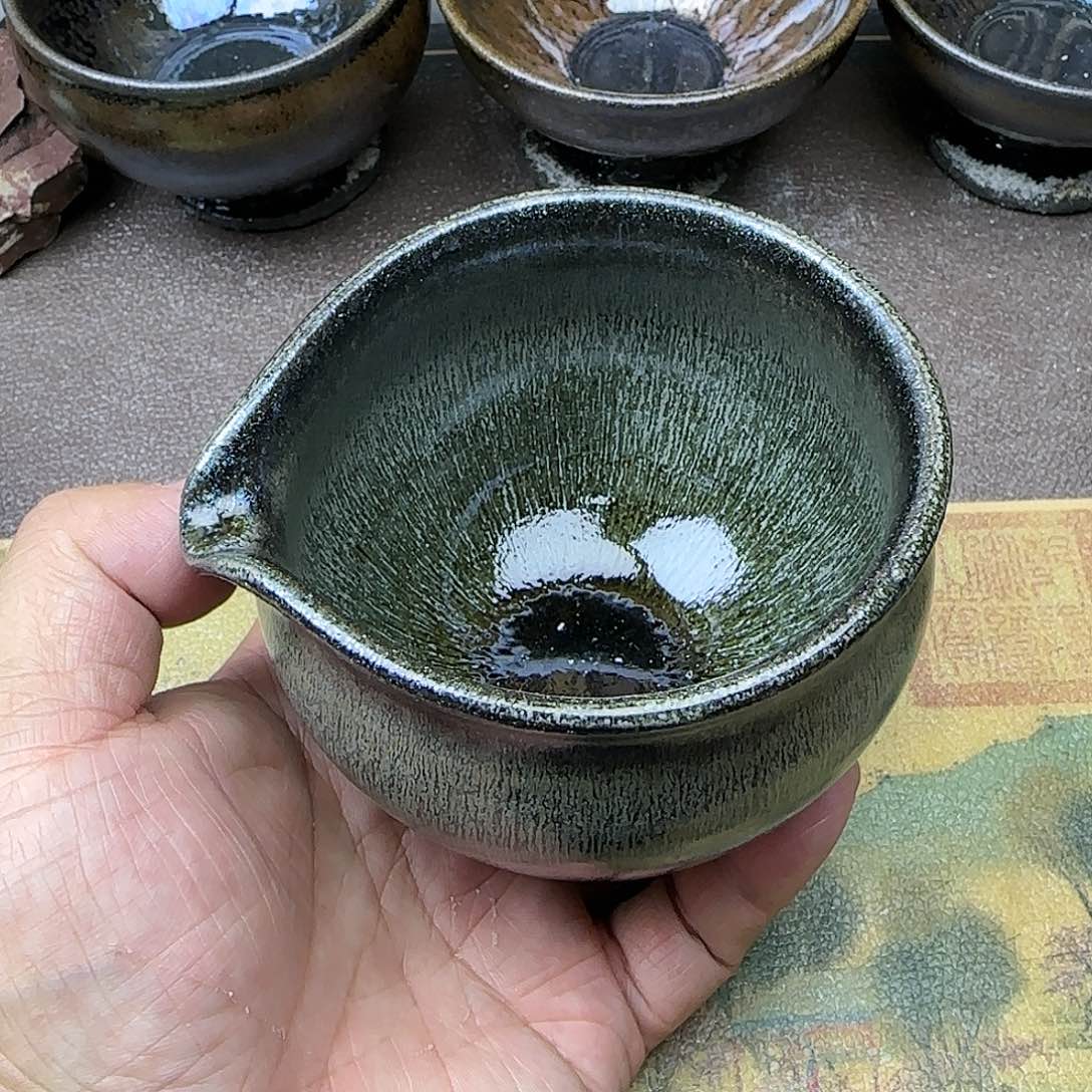 茶盏建盏杯主人杯龙窑柴烧