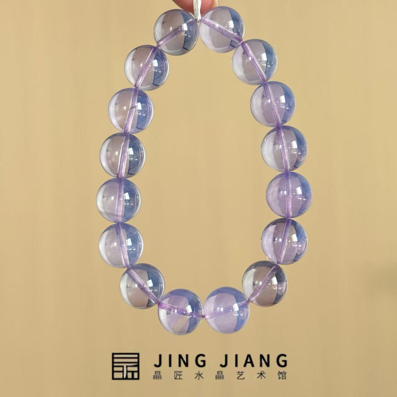 晶匠紫玉晶手串13mm+ 编号-JP52452