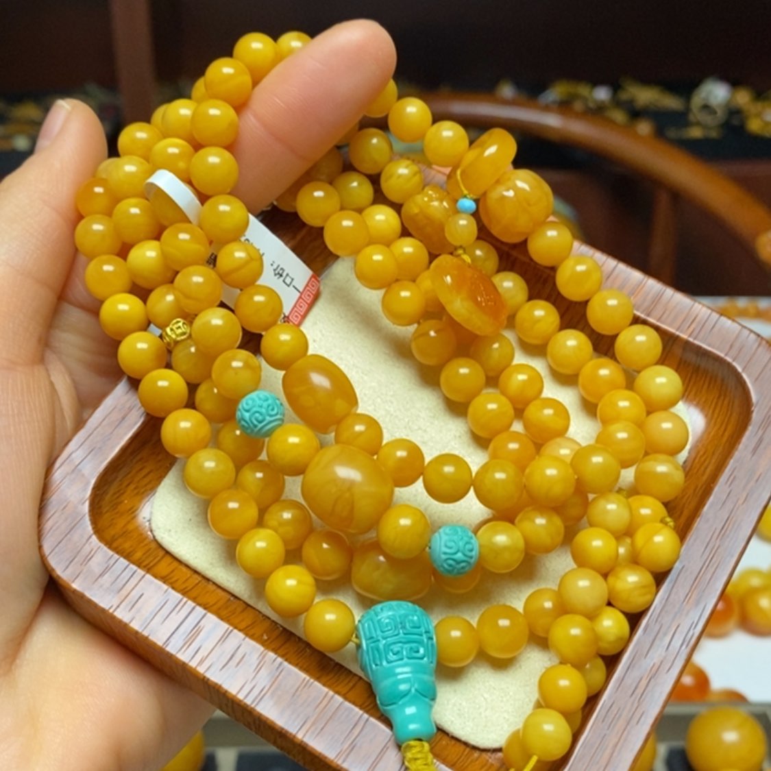 【闪购商品】蜜蜡手链未镶嵌手串