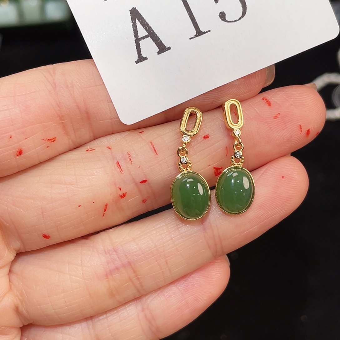 和田玉未镶嵌珠宝半成品A15