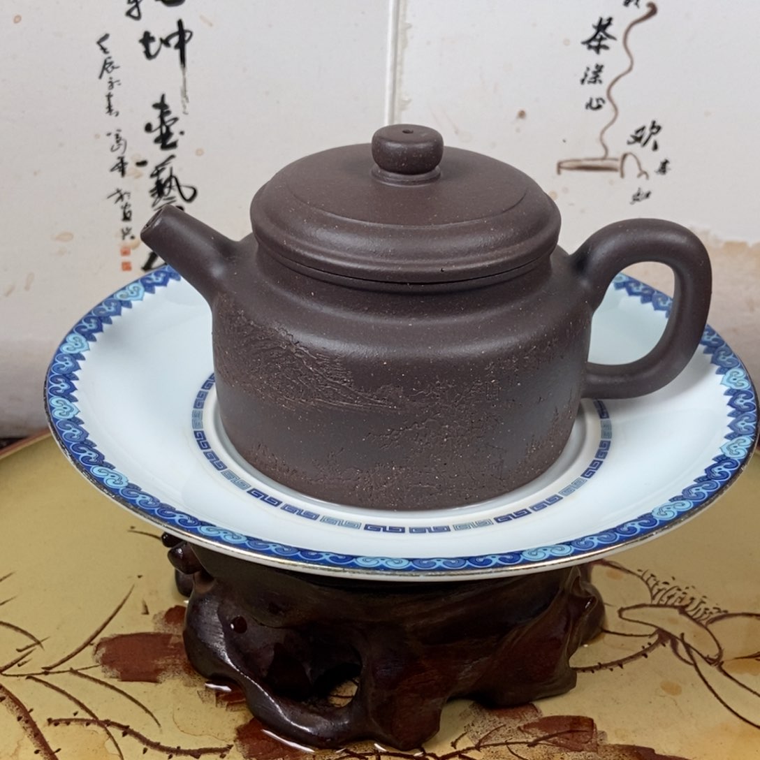 紫砂茶壶冷***男全手220容量