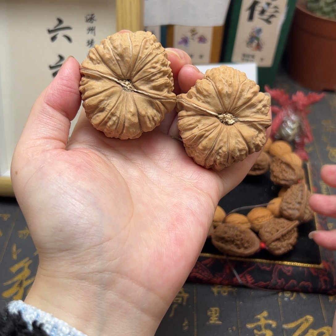 把件文玩核桃45南瓜墩肚子49
