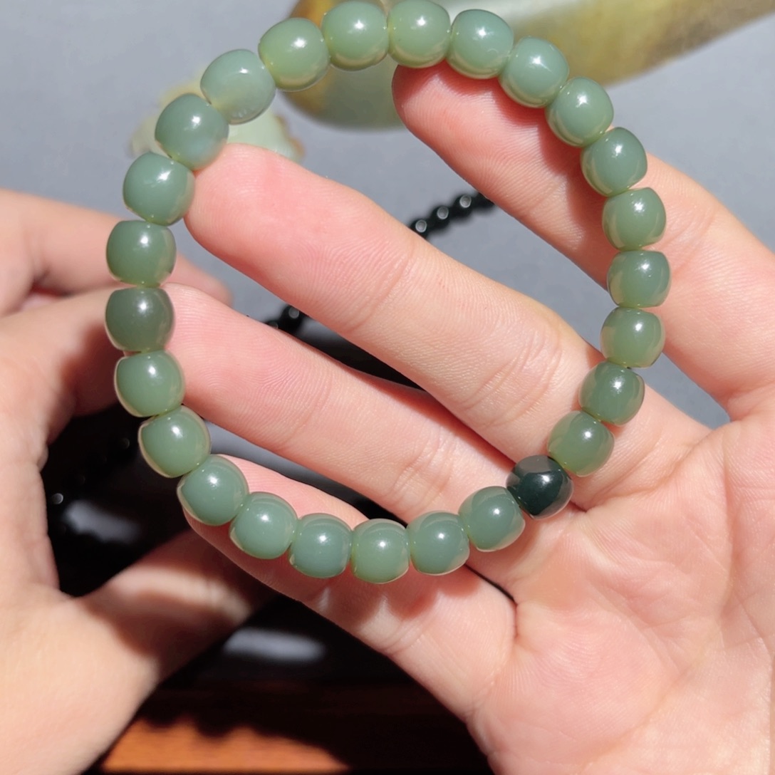 和田玉手链未镶嵌