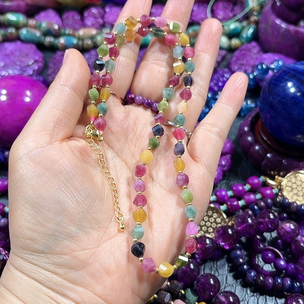 【闪购商品】琉璃配饰舒具石老油料24