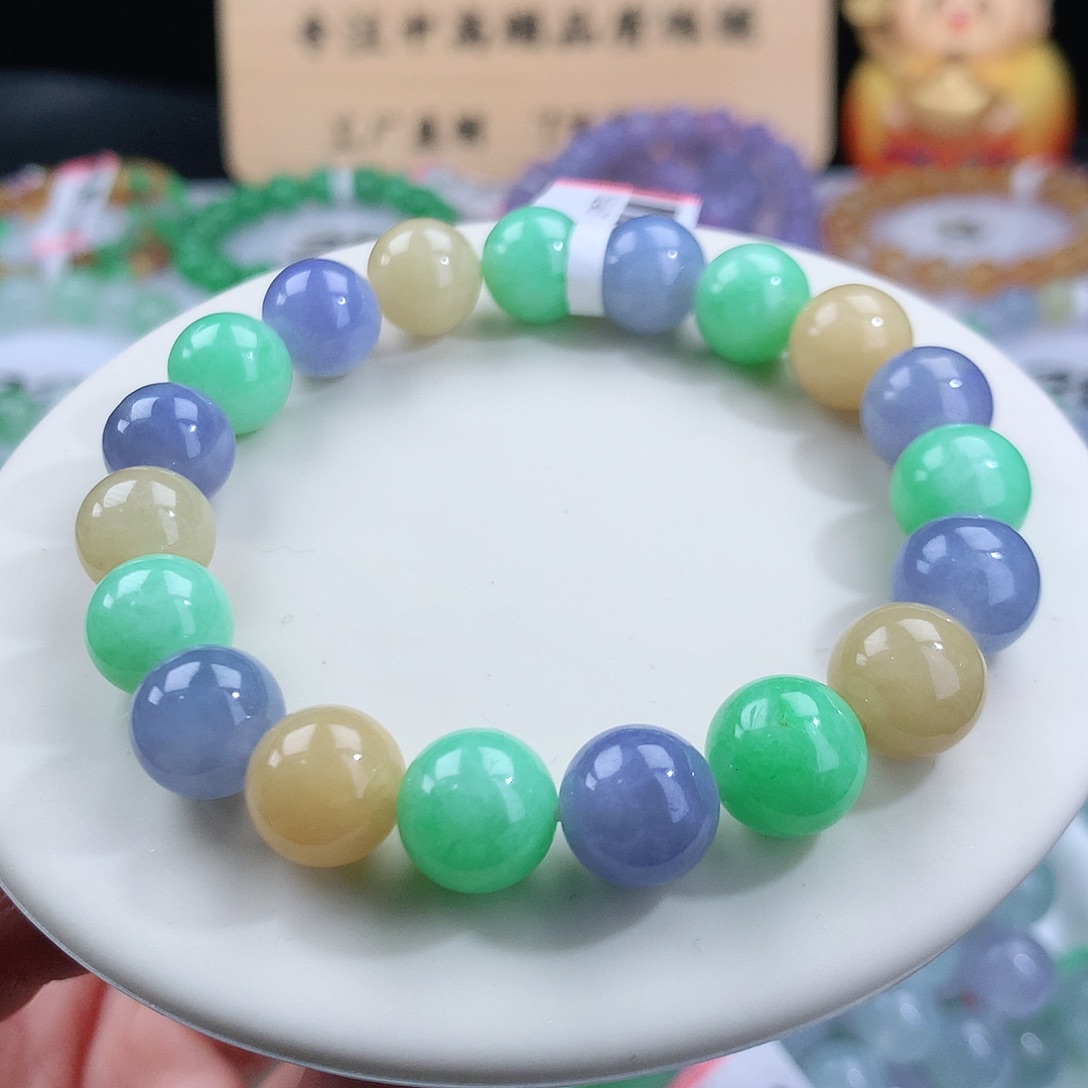 翡翠手链未镶嵌卡10