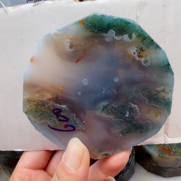 定制玛瑙小*定制水草玛瑙手镯