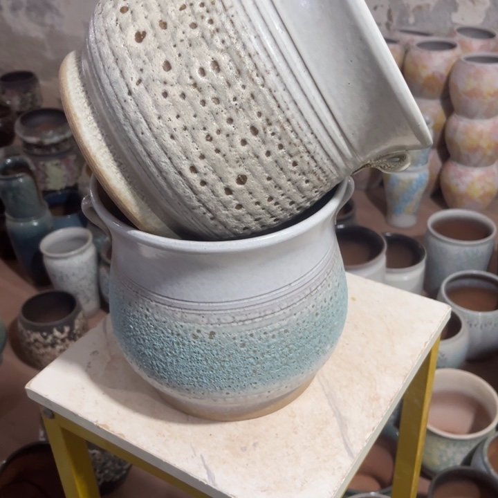 紫砂花盆口径21高度21两只正品