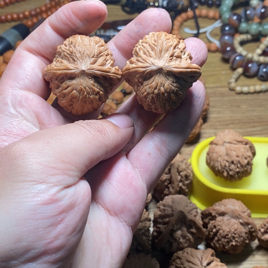 核桃手串/手链全品磨盘38对歪