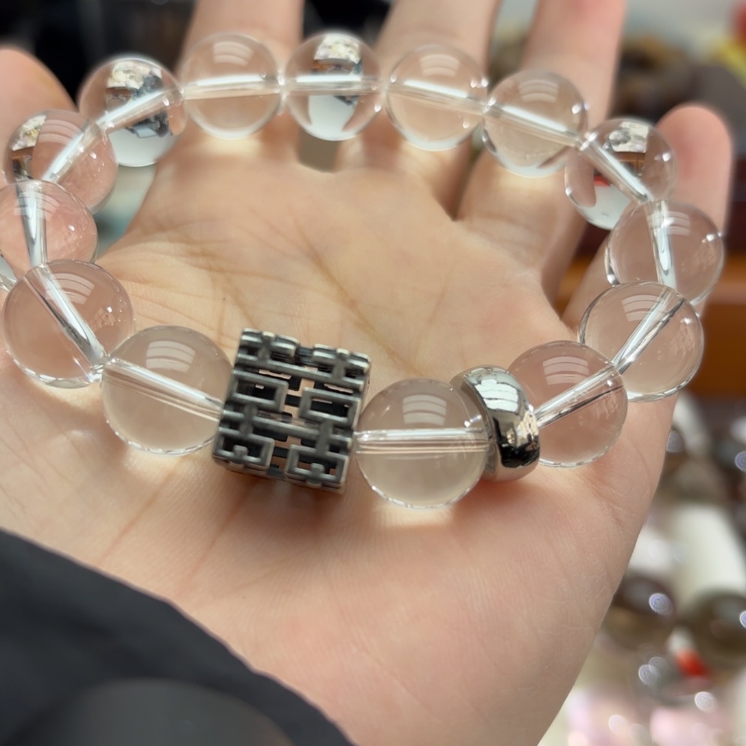 未镶嵌手链水晶手串14