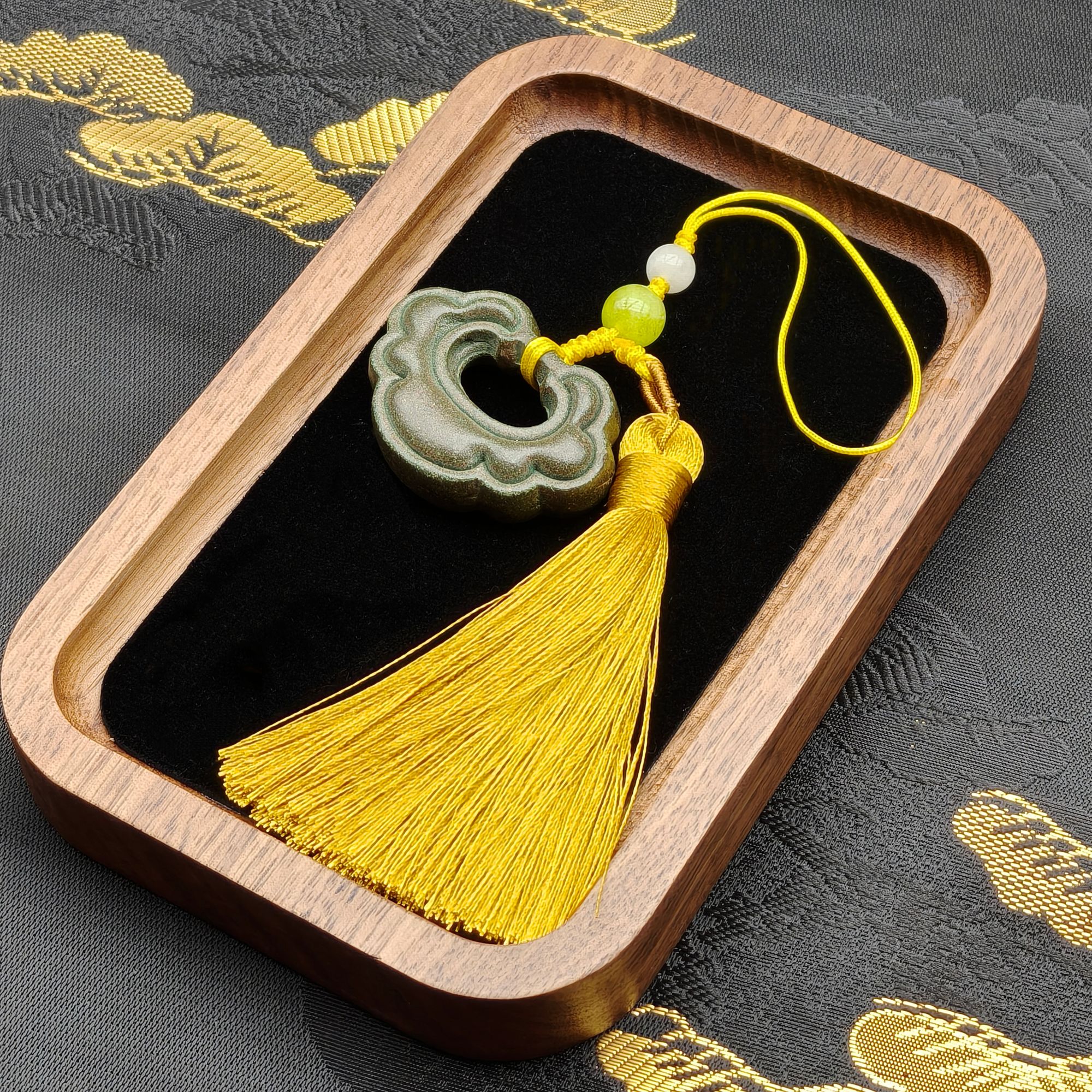 无上清凉香方合香牌中药平安如意锁做旧风包包挂车挂