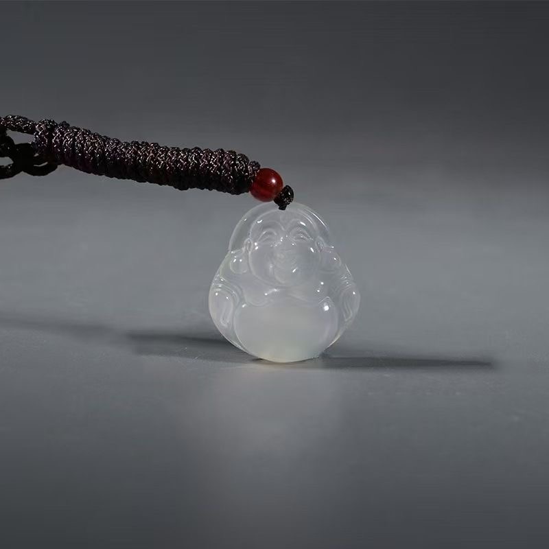冰透荔枝冻天然玉髓笑佛公