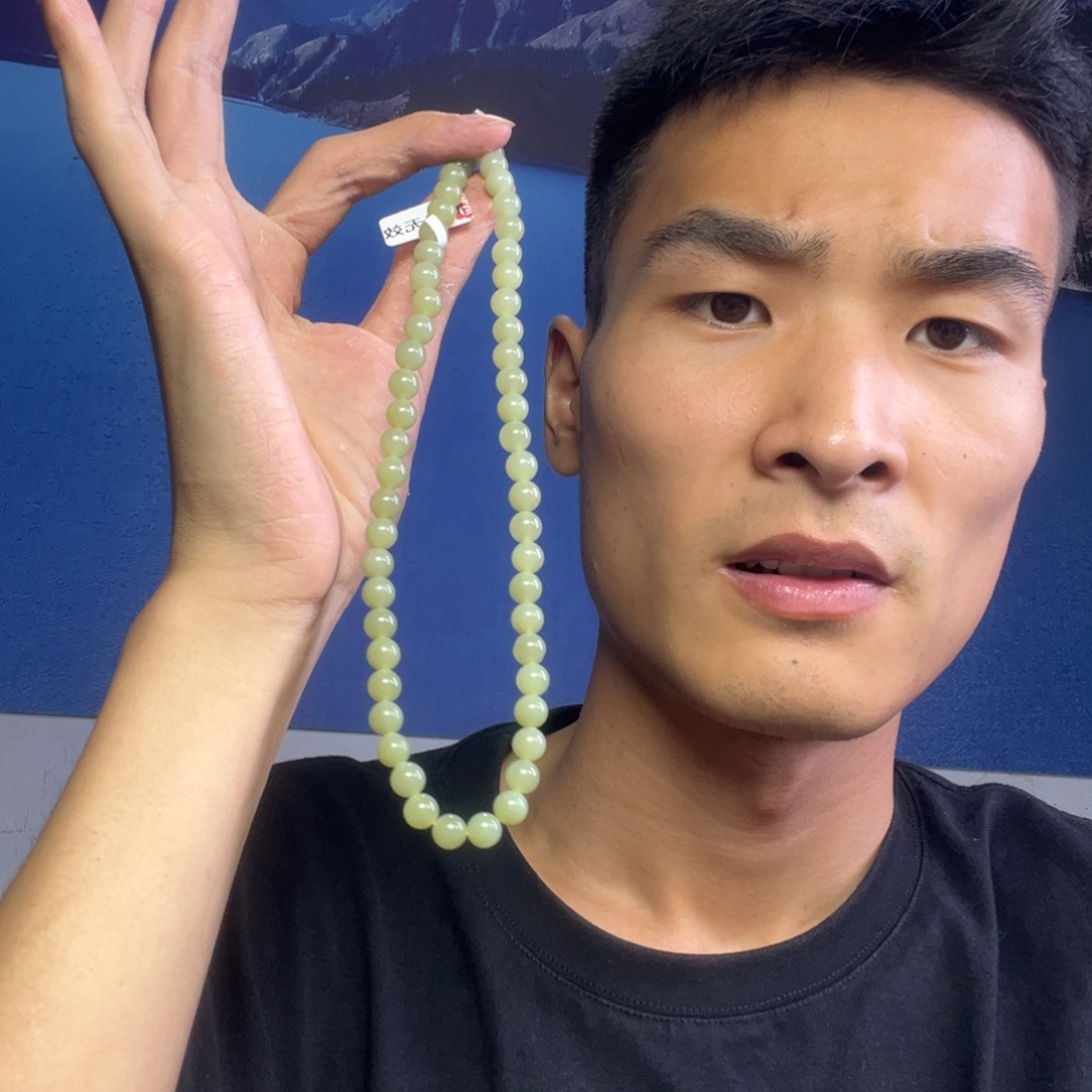 和田玉未镶嵌颈饰蜂蜜水妈妈链好的多样性拍一发一