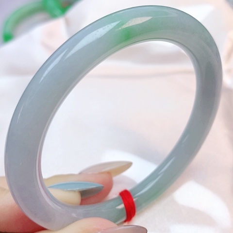 未镶嵌手镯翡翠53圆条882972