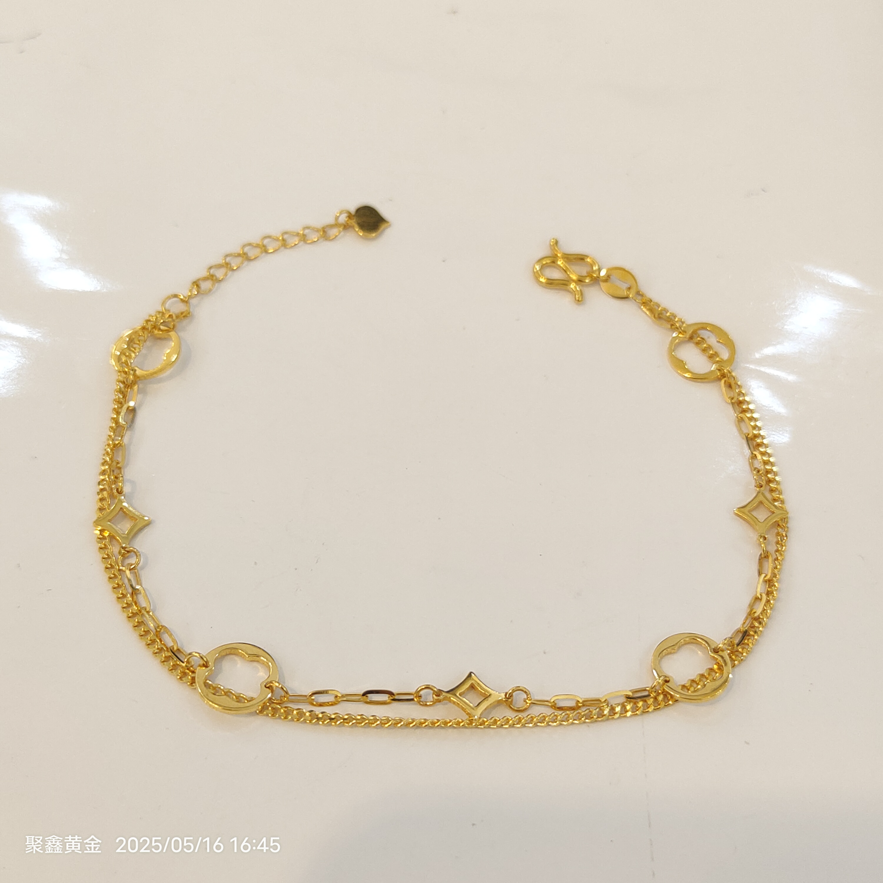 3-SL【秀秀专享】足金999  老花手链