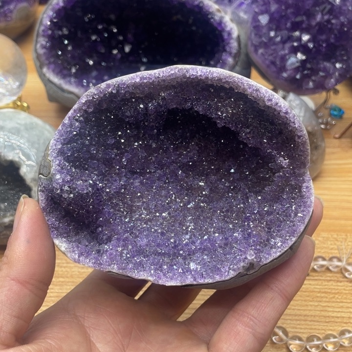 紫晶钱袋子未镶嵌