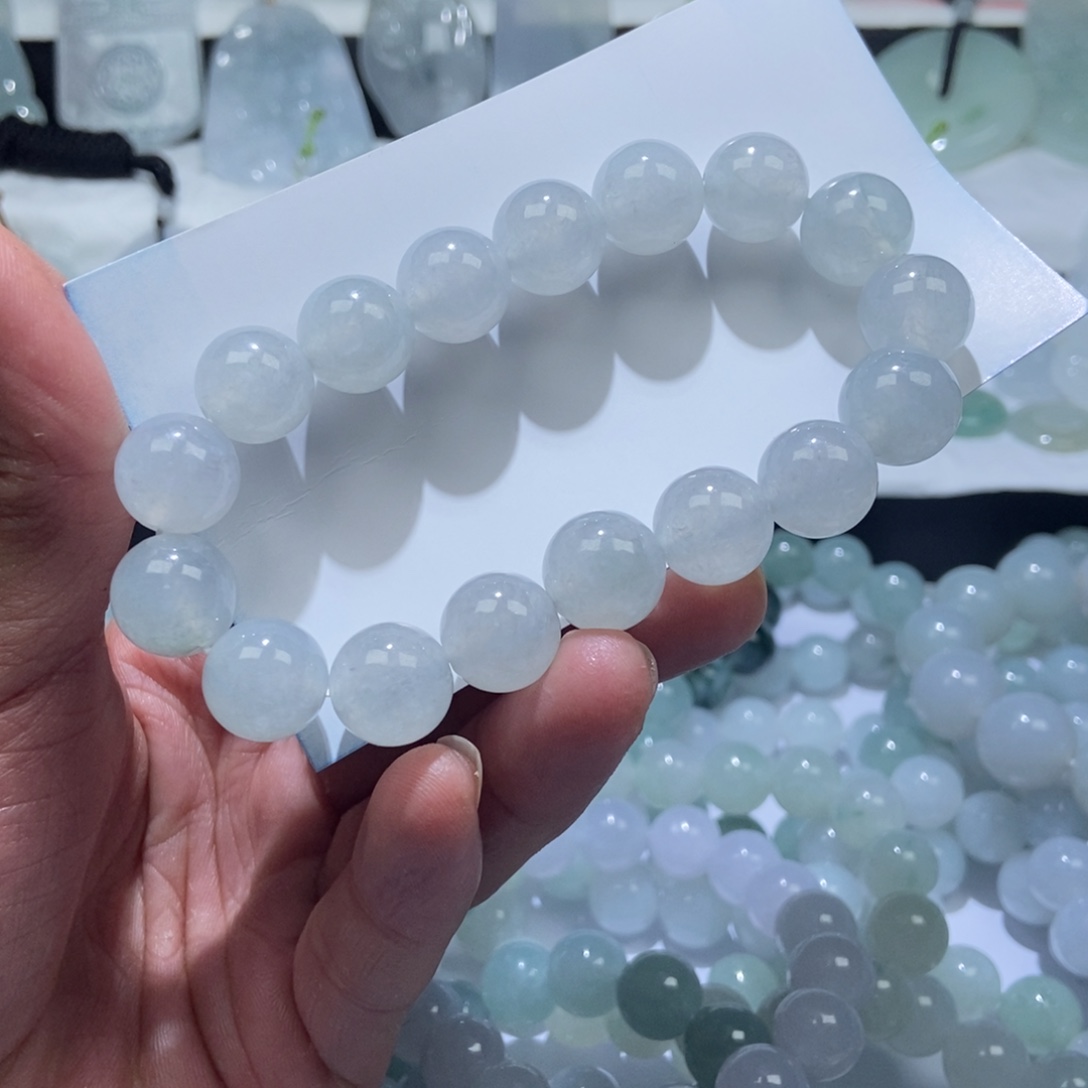 定制翡翠未镶嵌卡12.8/17颗