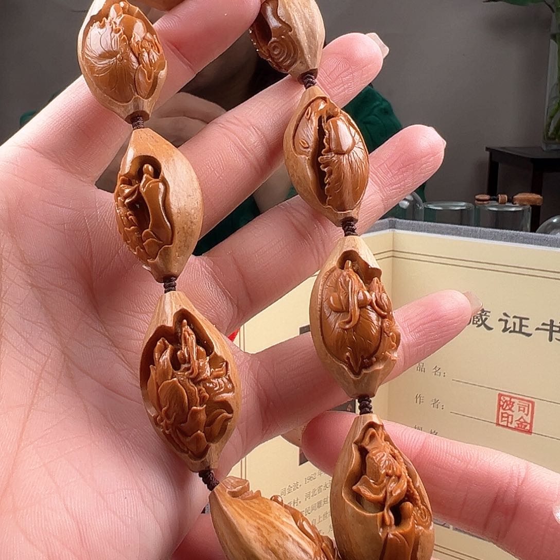橄榄核手串/手链光****者橄榄核雕橄榄核
