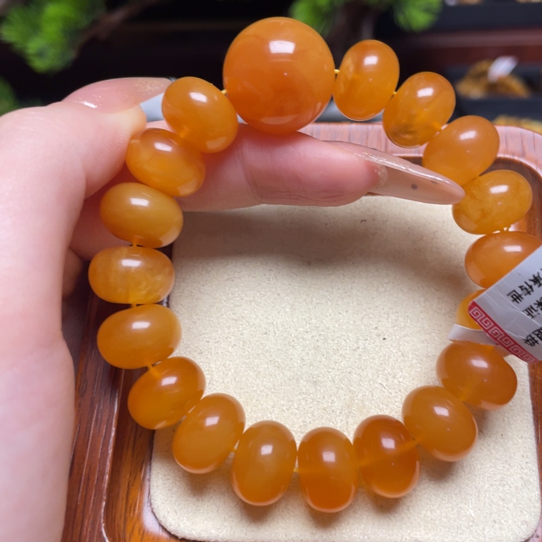 蜜蜡手链未镶嵌手串