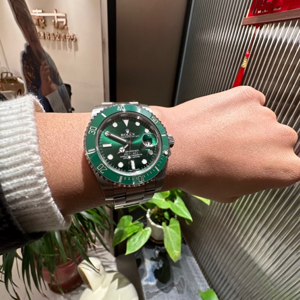 95新 Rolex/劳力士 一表一友/116610/二代绿水鬼/15年单表