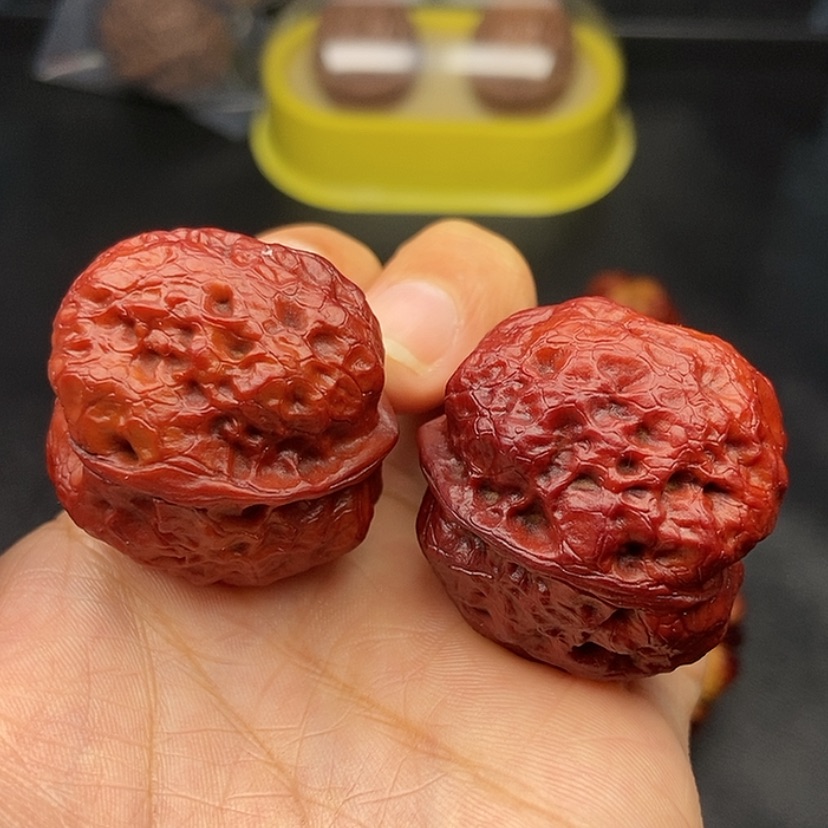 【闪购商品】把件文玩核桃36尺金蟾舍俐