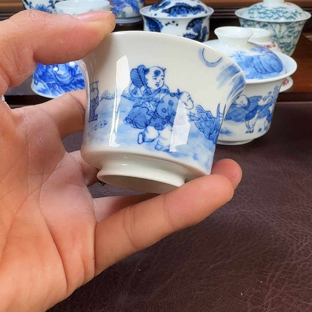 瓷片神*当代景德镇陶瓷手绘茶具