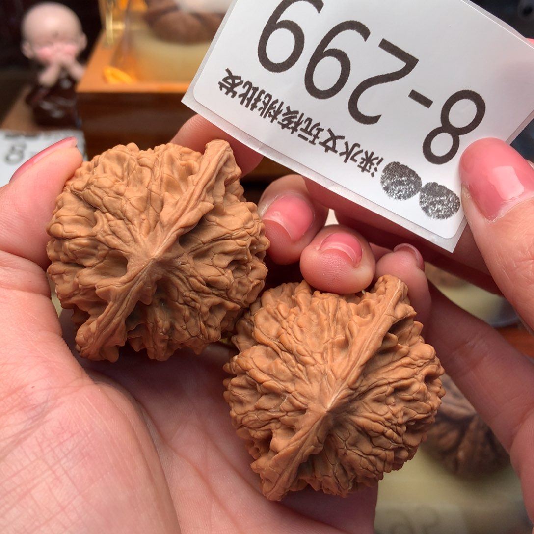 文玩核桃把件50官帽