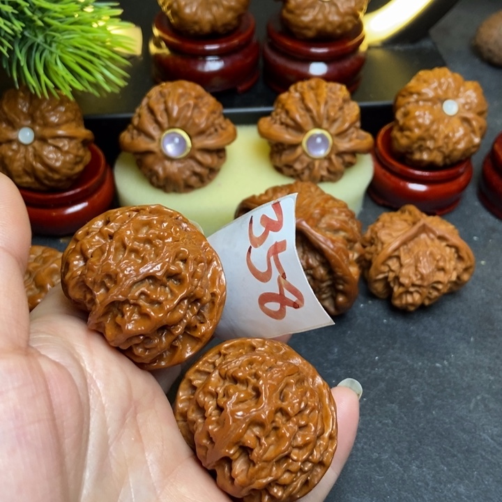 文玩核桃把件4 0苹果358