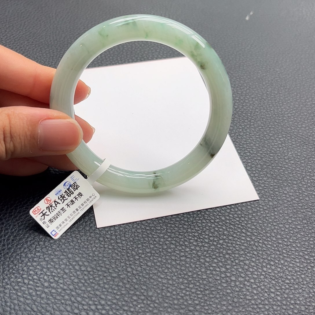 翡翠未镶嵌手镯54-55号10