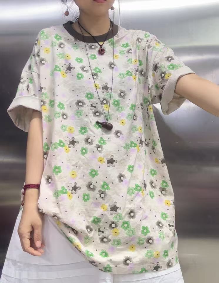 印花大版T恤34513