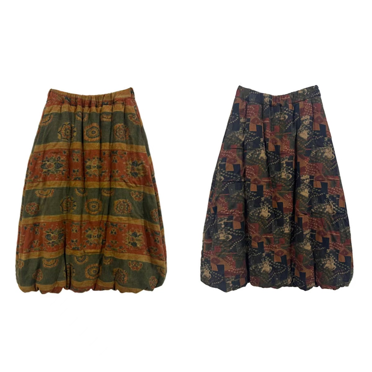 妆點家  云雾里   汉 麻   有 机 棉   半 裙  Y24FW  3051