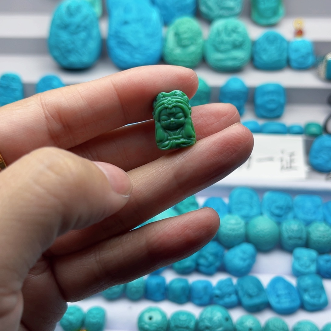 绿松石珠宝奇石未镶嵌