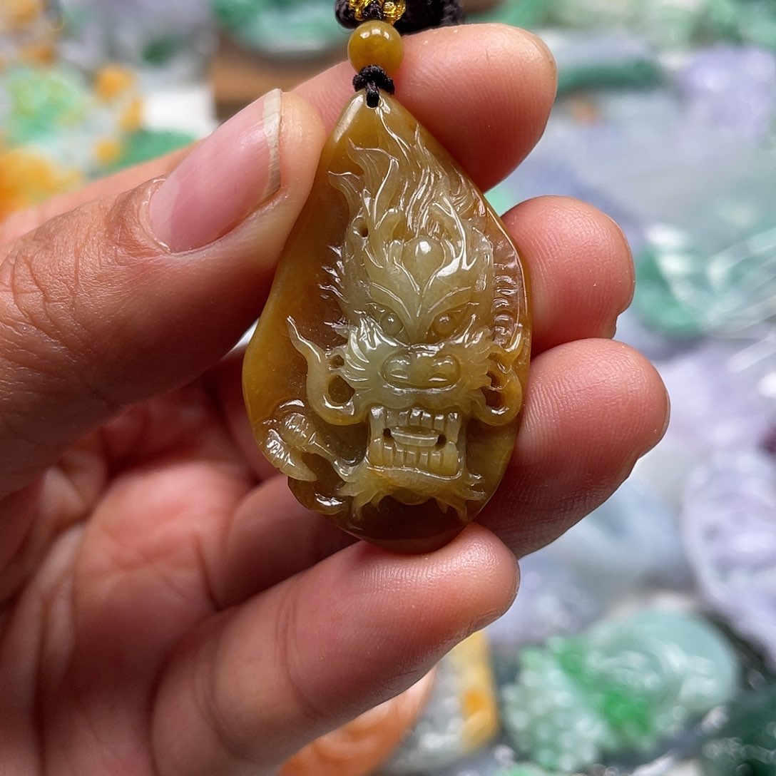 颈饰未镶嵌翡翠翡玉缘翡翠