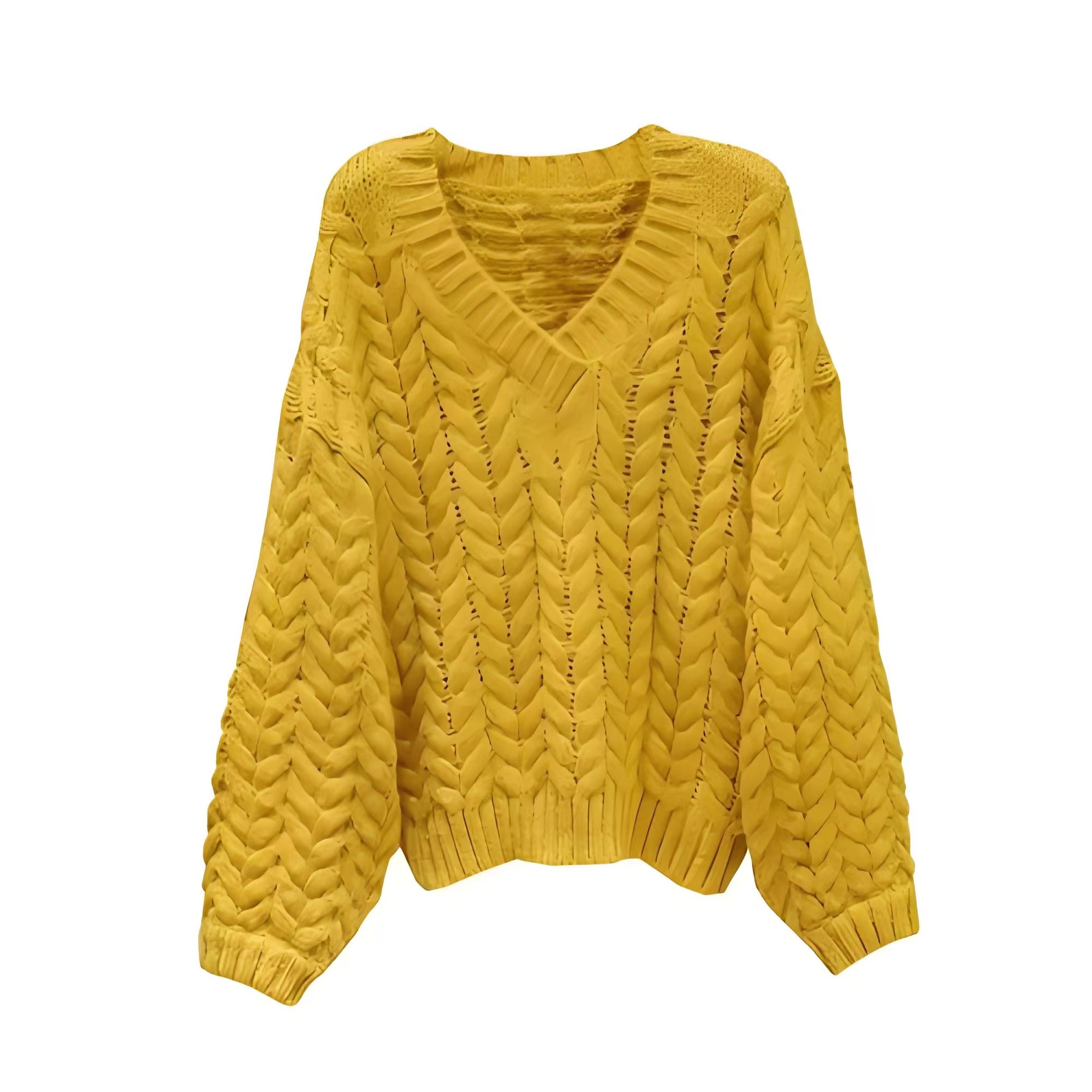 【1】新款时尚潮流女士休闲宽松百搭毛衣