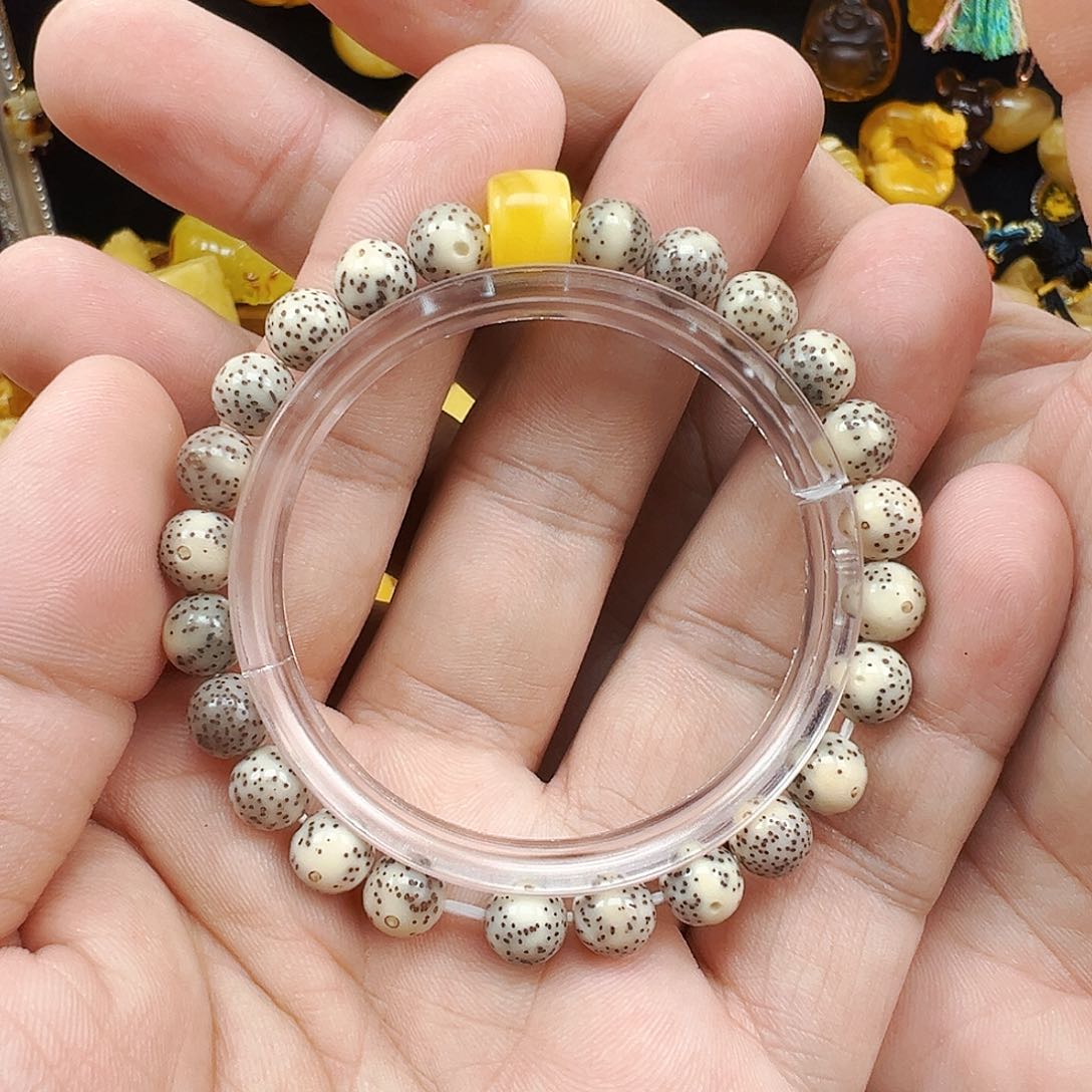 蜜蜡未镶嵌珠宝奇石单圈8mm，开播福利