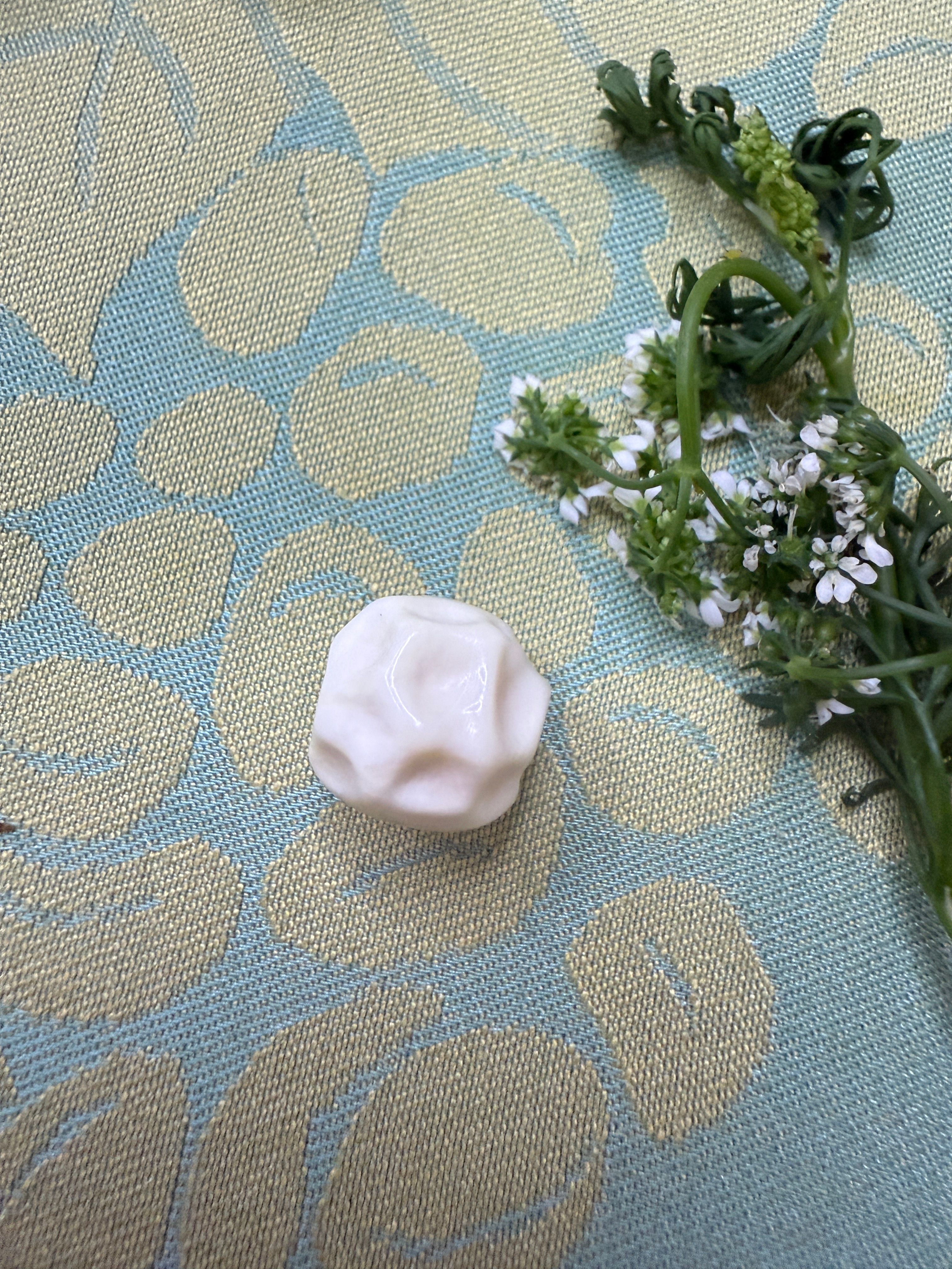 天然猛犸象牙雕刻六棱珠无相千米小配饰手挂链吊坠滴溜手串