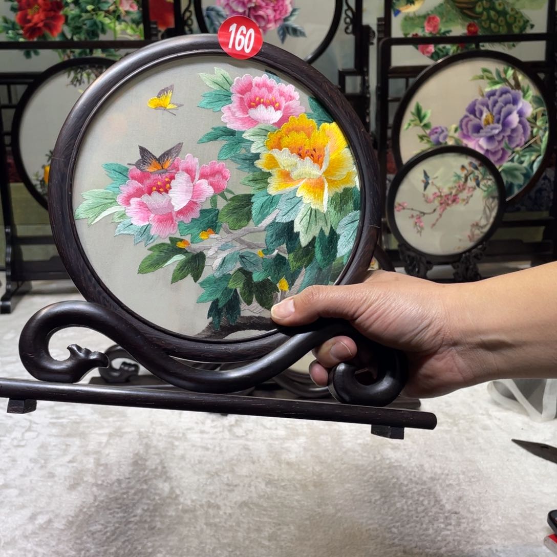 刺绣苏绣双面绣摆件