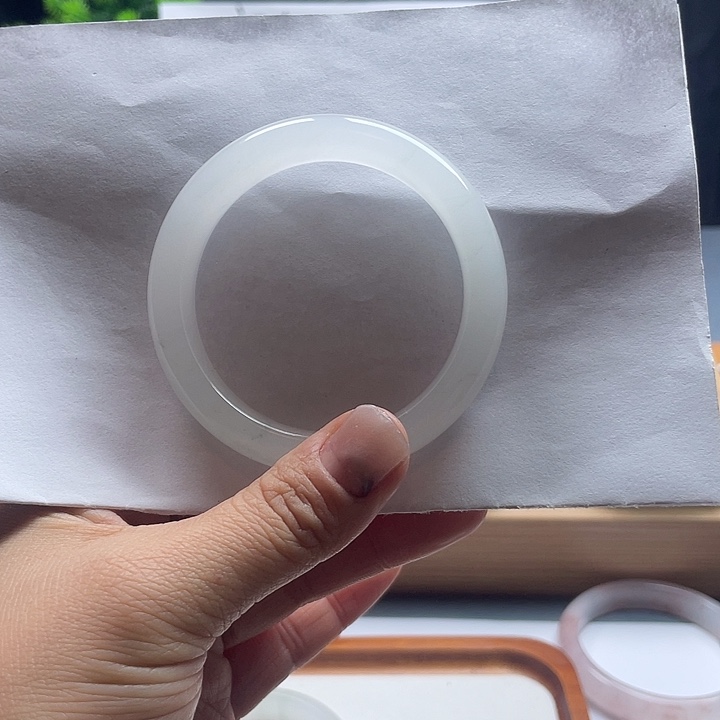 合金手镯石英质玉（天山翠）