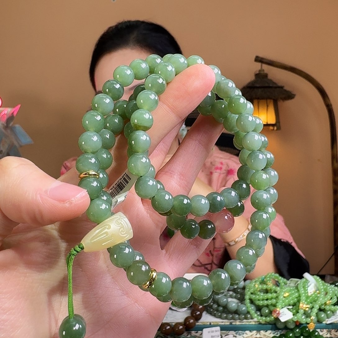 和田玉未镶嵌手链