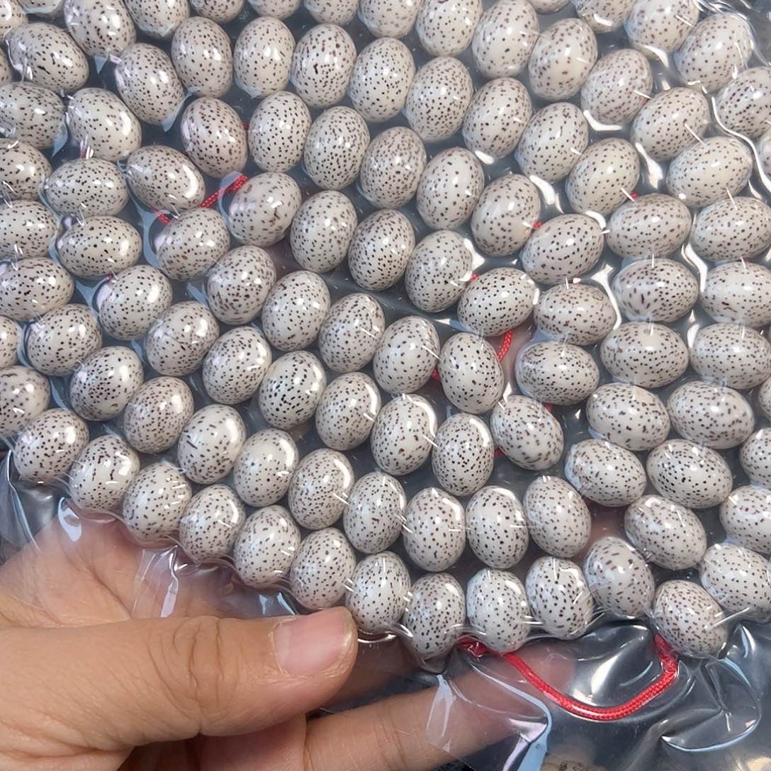 星月菩提手串我*想星月菩提脱脂顺白