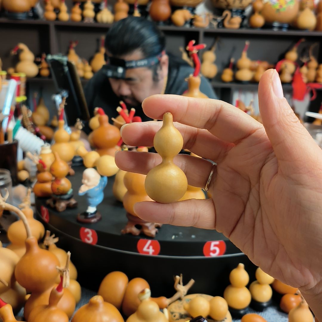 紫***羽葫芦福禄双全手把手