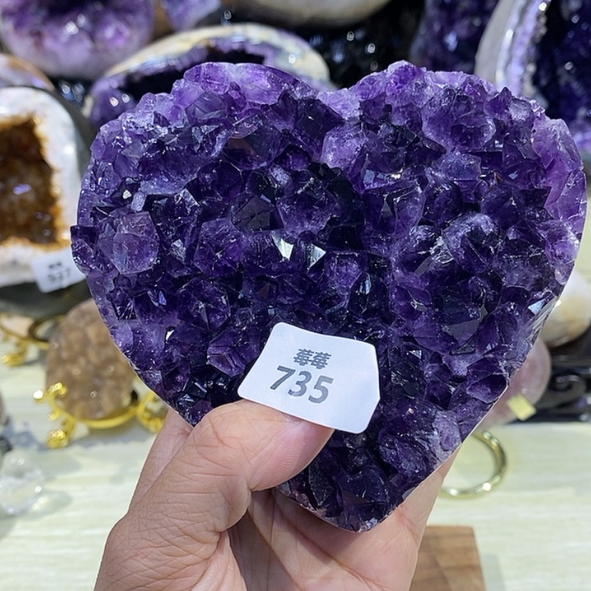 【闪购商品】未镶嵌珠宝半成品紫晶