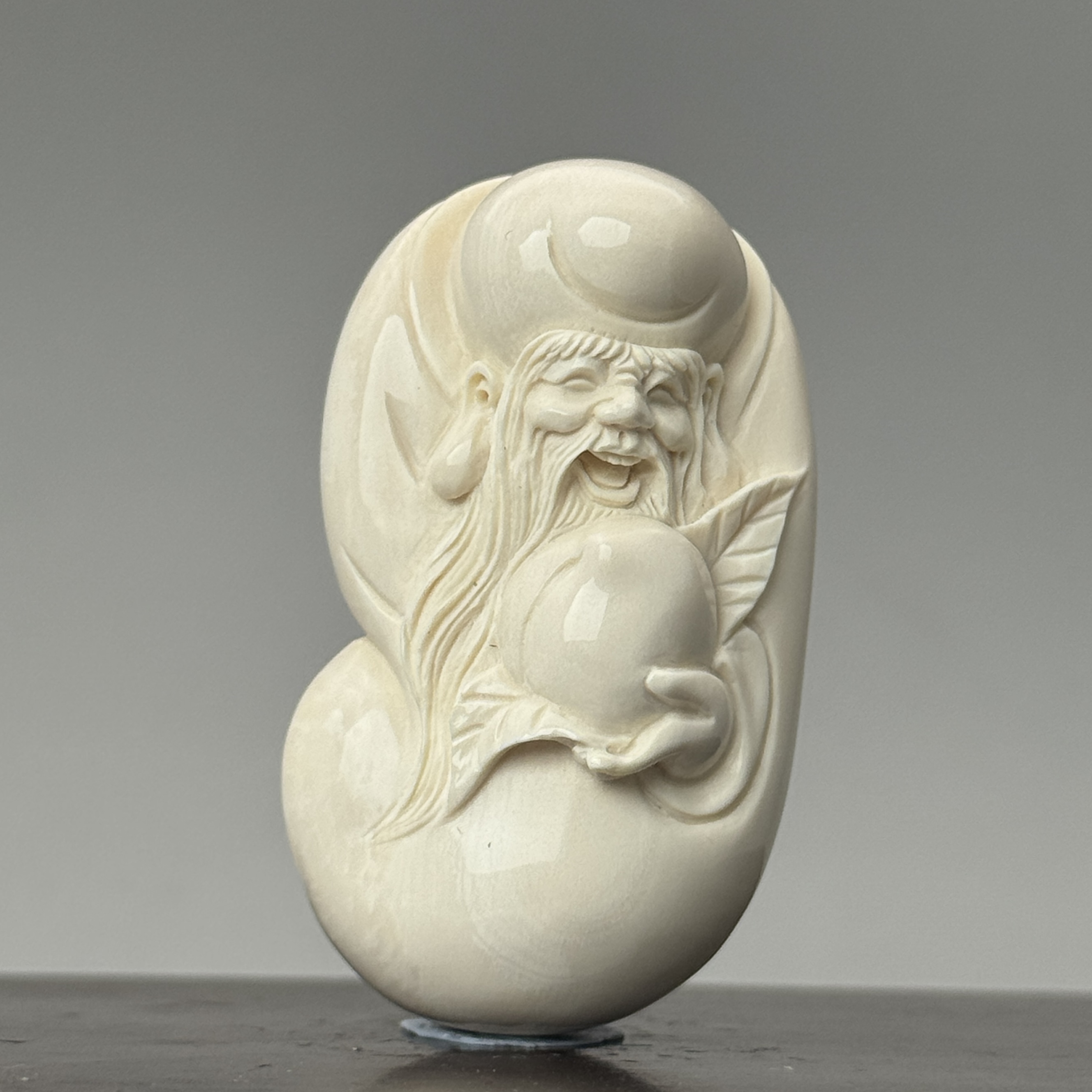 DEZHI/德志【清仓促销】50*29*22mm寿星28g猛犸牙C910