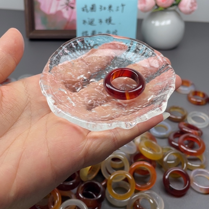 未镶嵌戒指玛瑙/玉髓