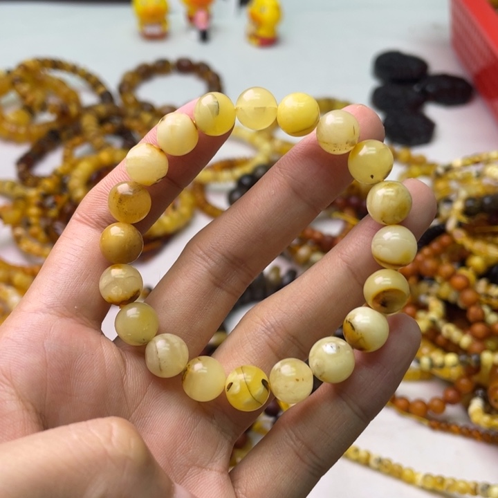 树脂六臻珠宝天然手串