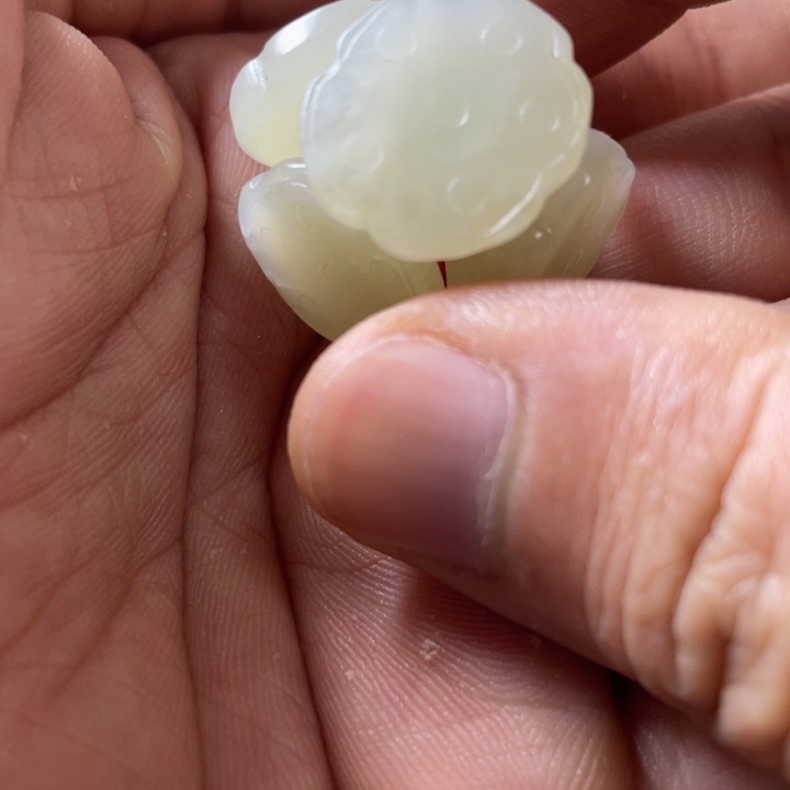 和田玉未镶嵌挂件纽扣