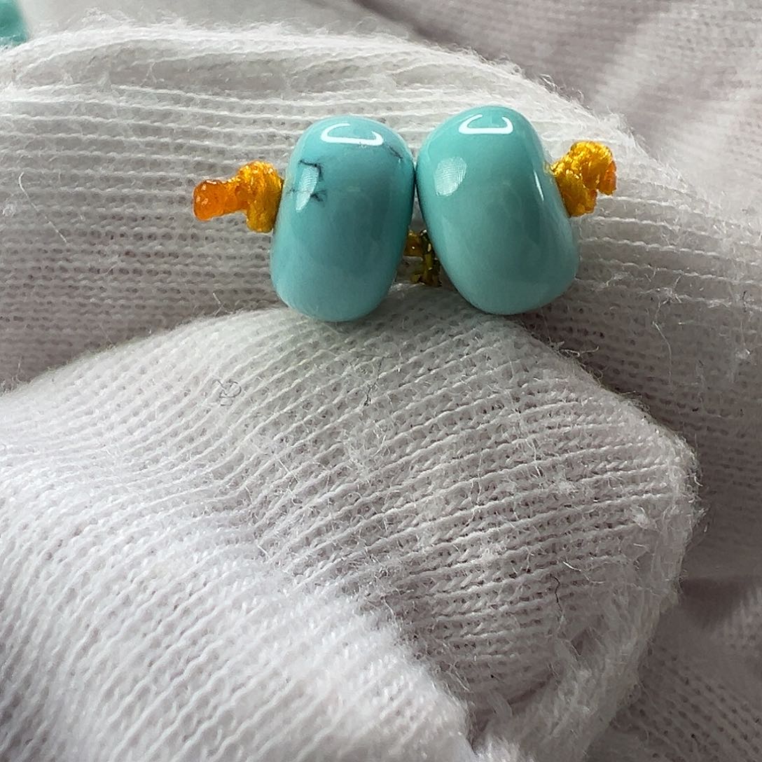 绿松石鼓珠未镶嵌