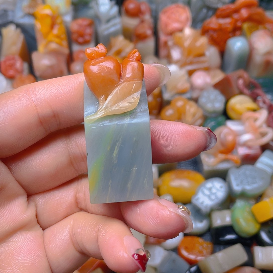 青田石印石纯手工