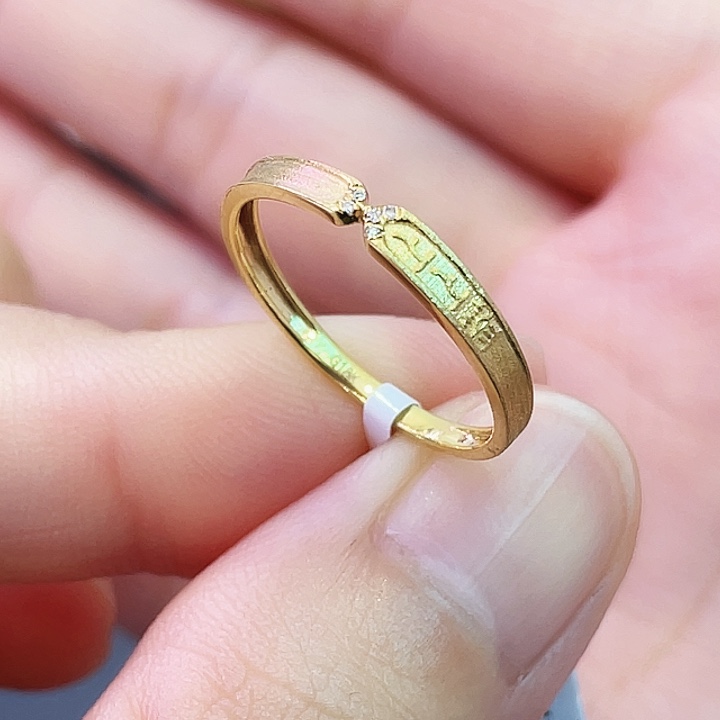 戒指/指环18K金镶嵌钻石